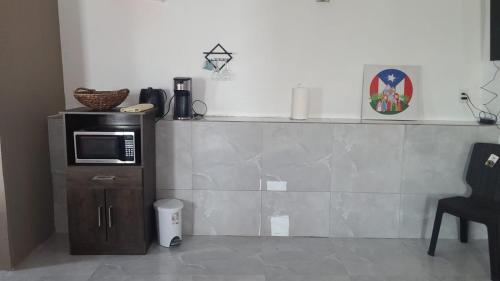 Kuchyň nebo kuchyňský kout v ubytování Tamara Guest House