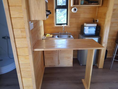 Η κουζίνα ή μικρή κουζίνα στο Espacio Verde