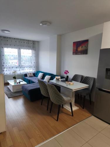 Et opholdsområde på Apartment M & N