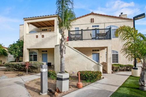 Bygningen som feriehuset ligger i