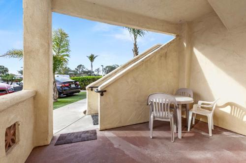 En balkon eller terrasse på Peaceful Palace
