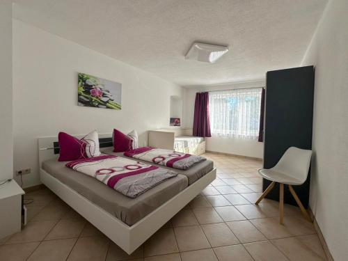 Postel nebo postele na pokoji v ubytování Forsthaus