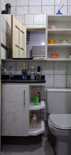 Kuchyň nebo kuchyňský kout v ubytování Minha morada