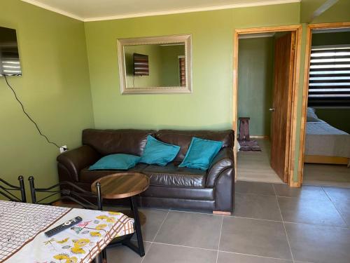 Un lugar para sentarse en Cabañas Aurora