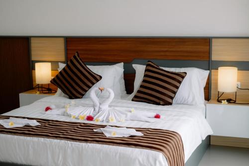 Ένα ή περισσότερα κρεβάτια σε δωμάτιο στο Casa Verona