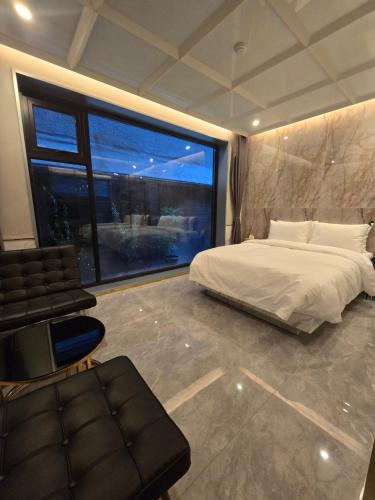 Posezení v ubytování 델루나호텔