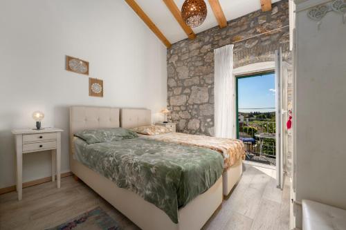 Ένα ή περισσότερα κρεβάτια σε δωμάτιο στο Holiday home in Vrsar - Istrien 49849