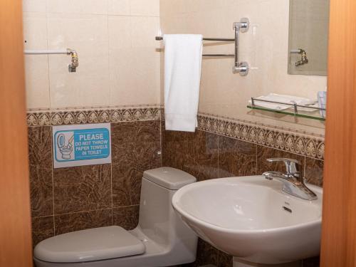 Koupelna v ubytování Tanan Center Serviced Apartments