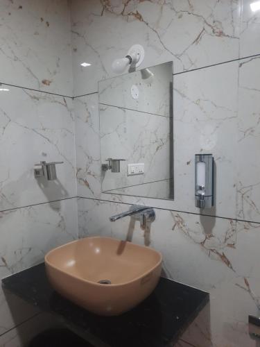 Koupelna v ubytování Raapan Beach Resort