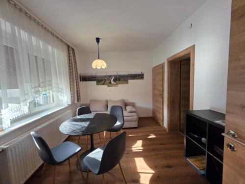 Kuchyň nebo kuchyňský kout v ubytování Ferienhaus Helene