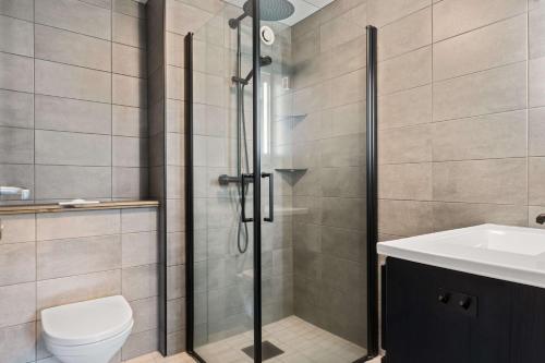 Koupelna v ubytování Trysilfjell Apartment Hotel