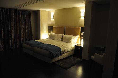 Cama o camas de una habitación en Hotel Emilio Moretti