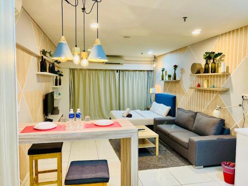 Χώρος καθιστικού στο Summer Suites klcc by classy stay