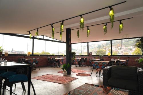 Posezení v ubytování Hotel New Terrace