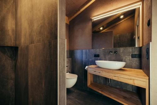 Koupelna v ubytování Chalet Hugo