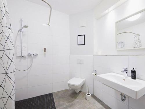 Koupelna v ubytování Hotel Sarah