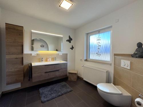 Koupelna v ubytování Ferienwohnung Sabine