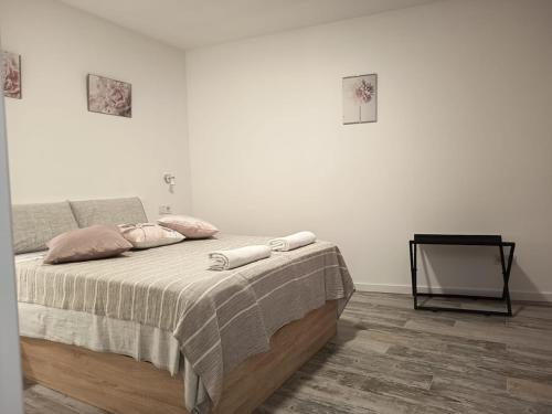 En eller flere senge i et værelse på vivienda Casa Blanca-Santa Bárbara