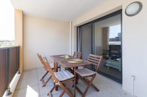 Balkón nebo terasa v ubytování La Terrasse de Duranne