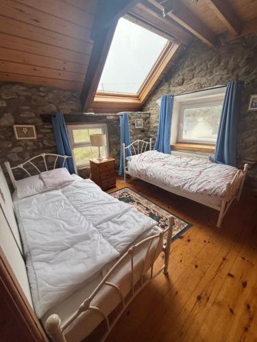 Postel nebo postele na pokoji v ubytování Pottery Flat