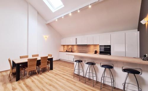 Η κουζίνα ή μικρή κουζίνα στο Les gîtes de Rozélie