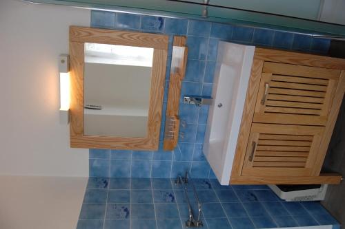 Koupelna v ubytování Maison de vacances Le Pigeonnier