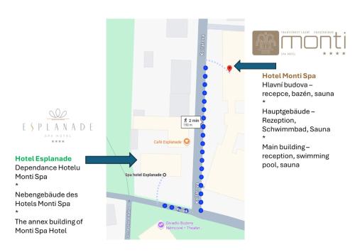 Fotografie z fotogalerie ubytování Esplanade, dependance hotelu Monti Spa v destinaci Františkovy Lázně