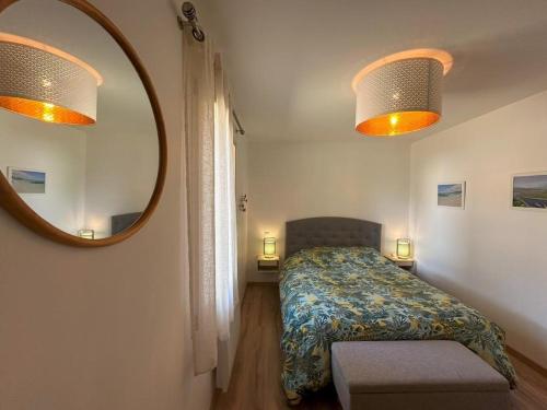 Postel nebo postele na pokoji v ubytování Lou barado