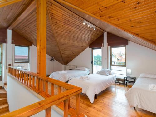 Postel nebo postele na pokoji v ubytování Amplia y cómoda casa en playa Ribera