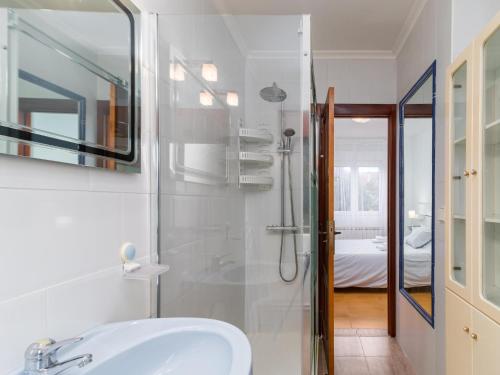 Koupelna v ubytování Amplia y cómoda casa en playa Ribera