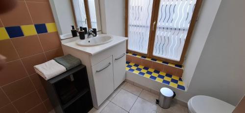 Koupelna v ubytování Le 4 - Coeur de ville