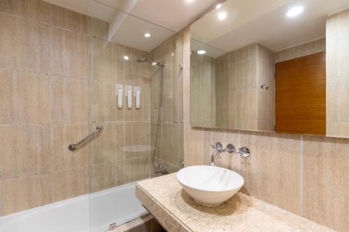 Koupelna v ubytování RQ Providencia