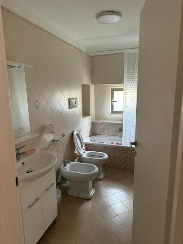 Koupelna v ubytování Gli ultimi romantici