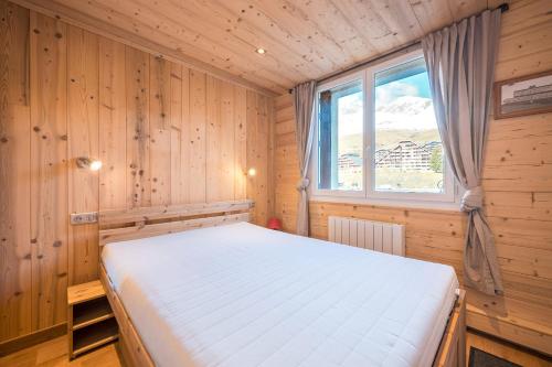 Postel nebo postele na pokoji v ubytování Montjoie Appt centr pied des pistes