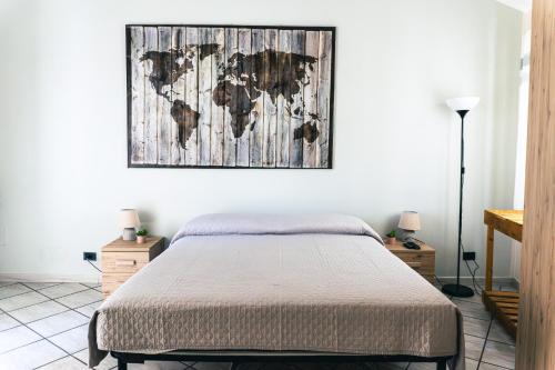 Postel nebo postele na pokoji v ubytování Casa Carolea