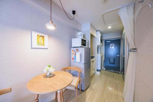 Kuchyň nebo kuchyňský kout v ubytování Nagoya15min-Nagoya Castle-Free P