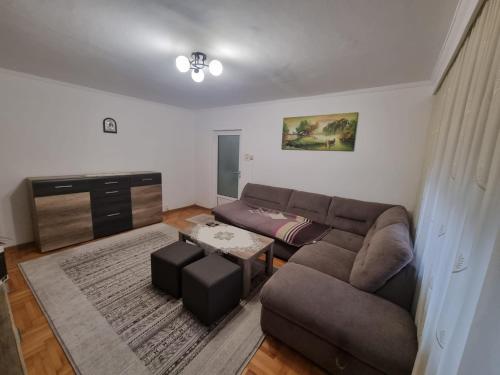 Χώρος καθιστικού στο Central Apartament