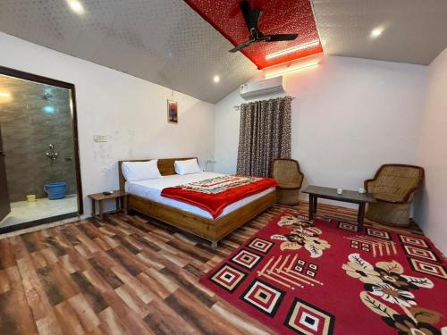 Postel nebo postele na pokoji v ubytování Blue Tree Resort