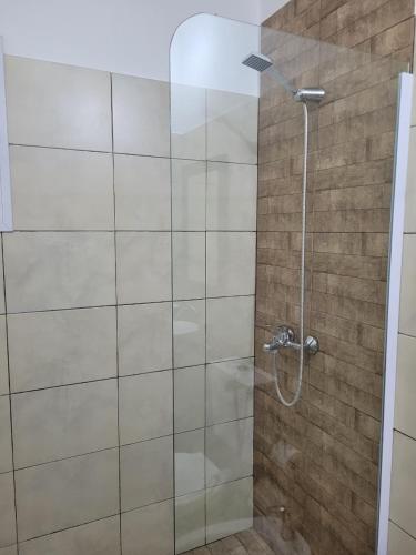 Koupelna v ubytování Cabañas La Juanita