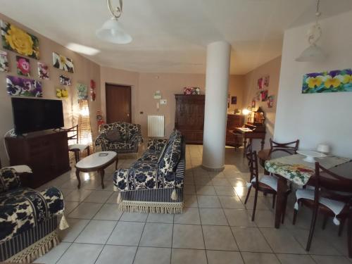 Posezení v ubytování I Fiori di AminA Le Viole