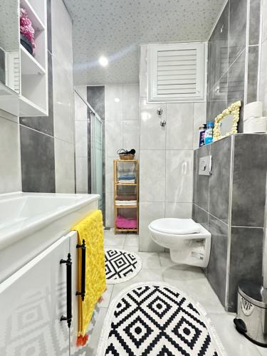 Koupelna v ubytování merkezde 2 odalı minimalist ev