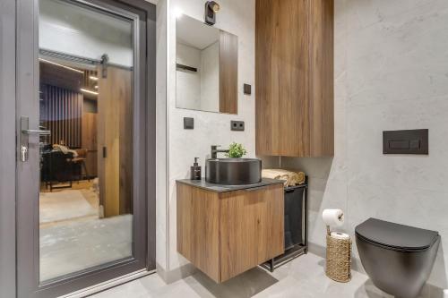 Køkken eller tekøkken på Brekka Retreat and Spa Iceland