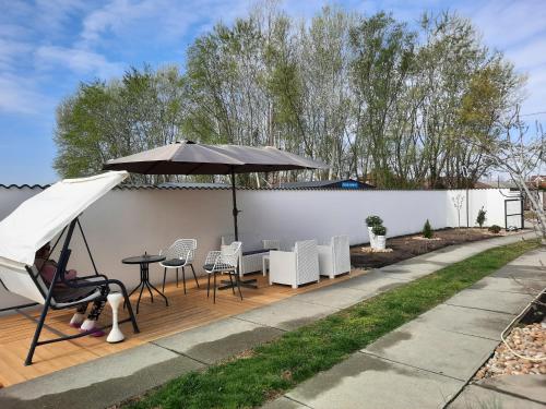 Κήπος έξω από το Sarkcsillag Vendégház