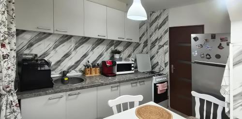 Η κουζίνα ή μικρή κουζίνα στο Magic Craiova Stay