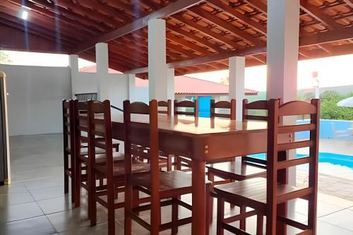 Bazén v ubytování SHB - Chácara ideal para famílias e amigos! nebo v jeho okolí