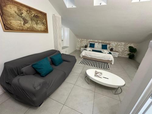 Χώρος καθιστικού στο Conte Durini Apartments & Rooms