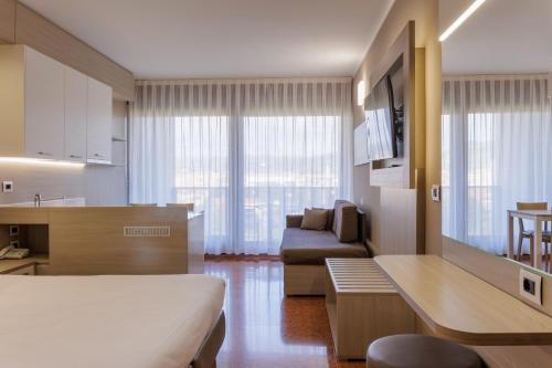 Χώρος καθιστικού στο Residence all'Adige