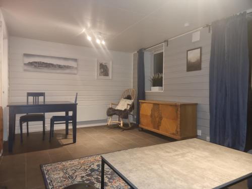 Et opholdsområde på Leilighet med 2 soverom