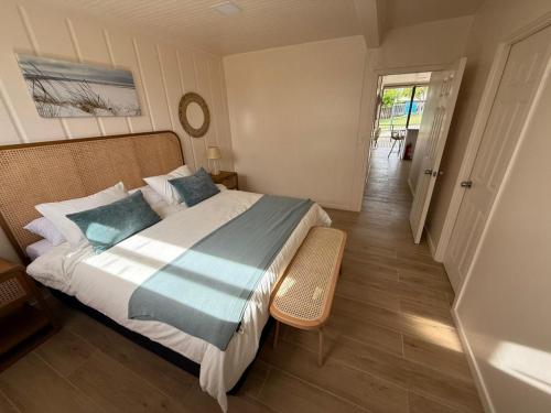 Ένα ή περισσότερα κρεβάτια σε δωμάτιο στο LITUECHE Casa Marea