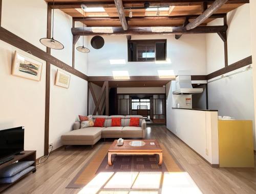 Posezení v ubytování KINO SPACE Kyoto